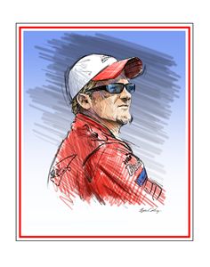 Dale Earnhardt Jr portrait - Byron Chaney's Illustration and Design