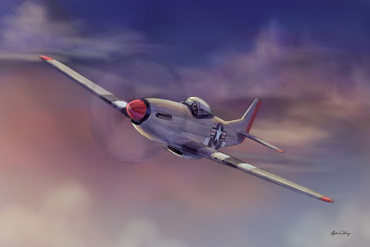 P51 Mustang - Byron Chaney's Illustration and Design