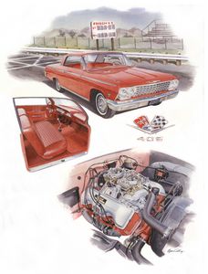 409 Chevy Impala - Byron Chaney's Illustration and Design