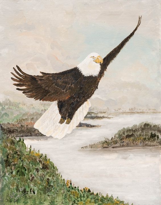 An Eagle Soaring - Vivian Froese