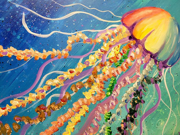 Jellyfish - Miss Alaneous - Paintings & Prints, Animals, Birds, & Fish ...