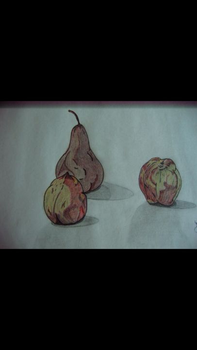 Peaches and pear - Devine artwork