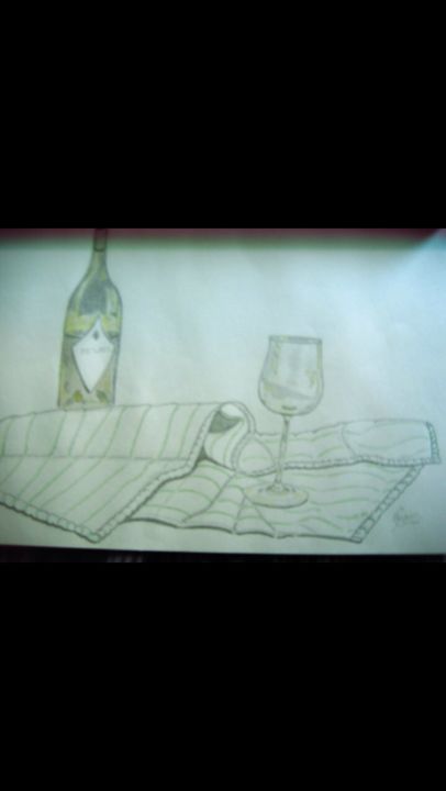 Wine table - Devine artwork