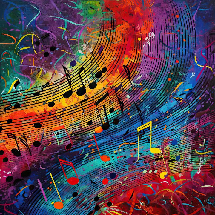 Abstract Colorful artwork #15 Music - Lolly Shine - Digital Art ...