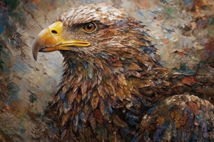Black & Gold Eagle - Adapt Art - Digital Art, Animals, Birds, & Fish,  Birds, Eagles, Bald Eagles - ArtPal