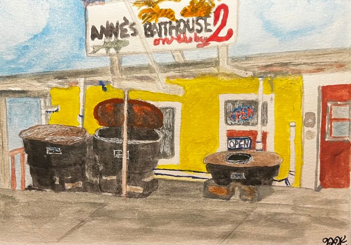 Anne’s Bait House 2 Nat In Plein Air Paintings & Prints, Buildings