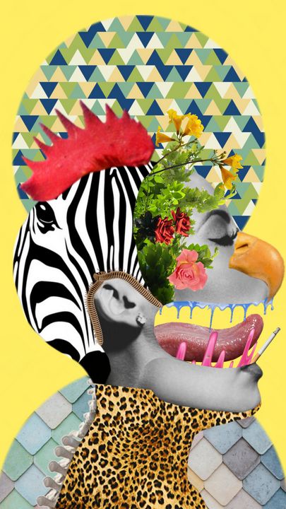 Animals - The Collage Guy - Digital Art, Abstract, Collage - ArtPal