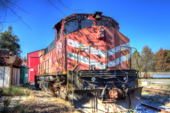 Abandoned Locomotive 3578 Rusting 2 - Brad Knorr Art - Photography ...