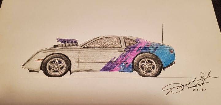 Drawing of Concept Car - DavidMG
