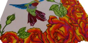 Hummingbird roses