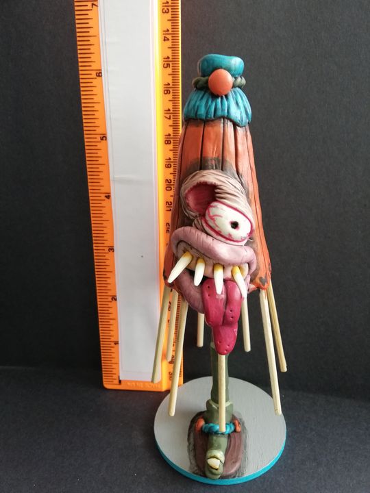 Japanese Umbrella spirit Kasaobake Rawlosyokai Sculptures