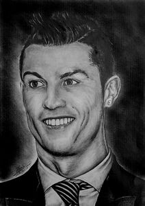 Cristiano Ronaldo drawing Poster for Sale by PuTaTeeShop  Redbubble