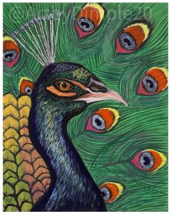 Peacock art