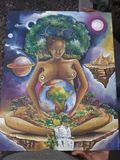 Mama Earth oil painting