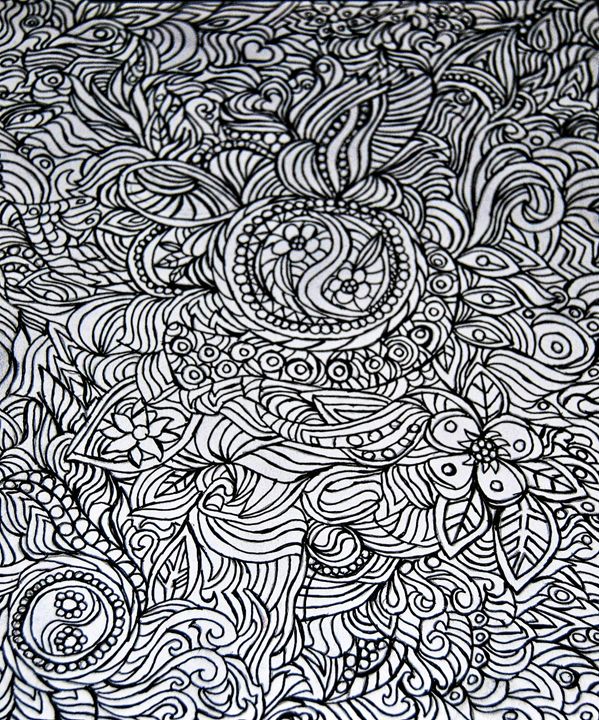 Original Adult Coloring Patterns - CreativeSoul - Paintings & Prints ...