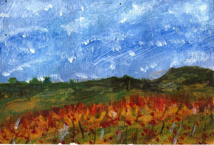 The Rose Poppy Field - Alana Monet