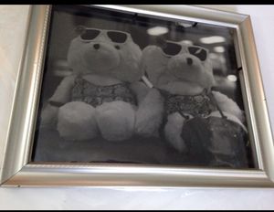 teddy bear buddies photo framed