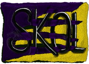 SKOL Flag - Shattered Ink WA by Paint Girl