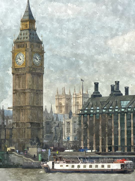 Big Ben London England Landscape - Rogue Art