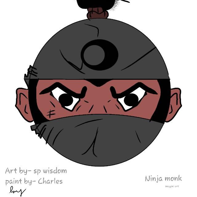 The Ninja Monk - Imagini Art