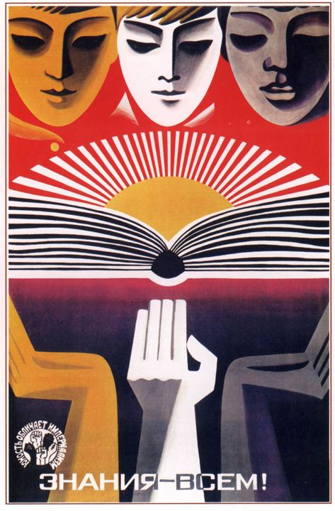 Knowledge to everyone! - Soviet Art