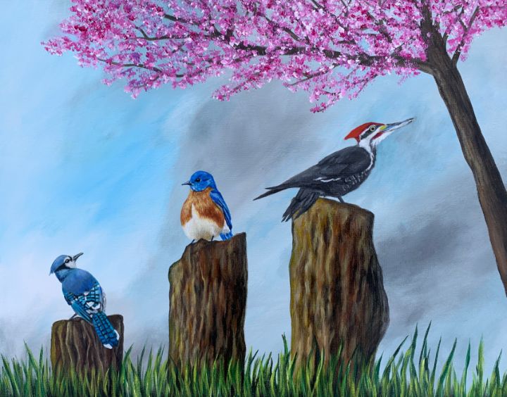 North American birds - Amy Valiante - Paintings & Prints, Animals, Birds, & Fish, Birds, Bluebird - ArtPal North American birds - Amy Valiante - Paintings & Prints, Animals, Birds, & Fish, Birds, Bluebird - ArtPal