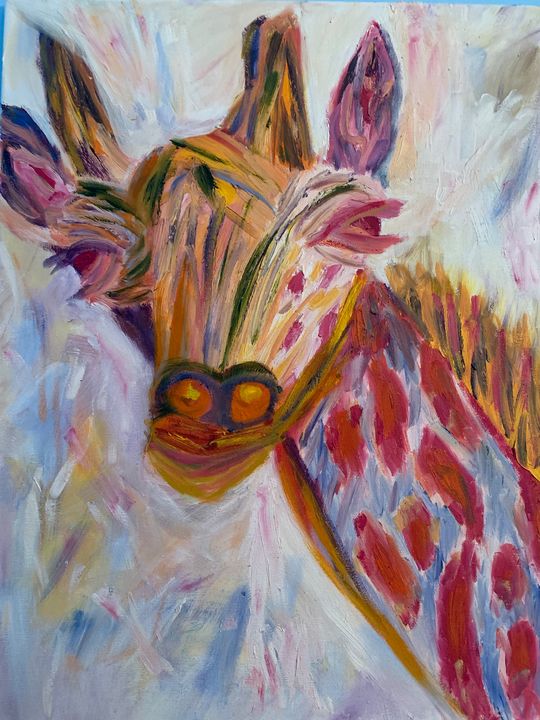 Cartoon Giraffe - Picture This Painting