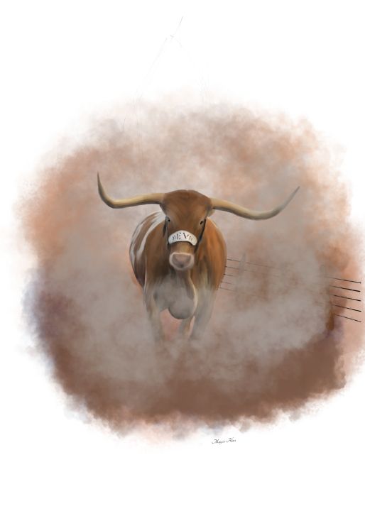University of texas austin bevo maycie s art digital art ai