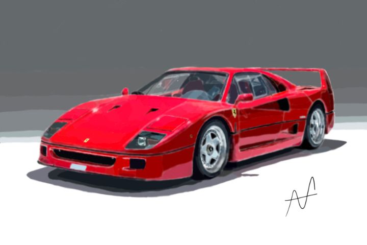 ferrari-f40-f-g-artworks-digital-art-ai-vehicles
