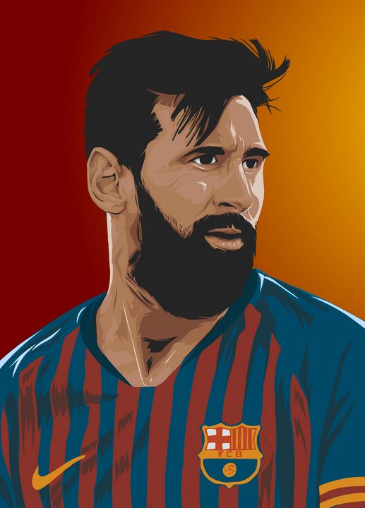 Lionel Messi - portROYits - Digital Art & AI, Sports & Hobbies ...