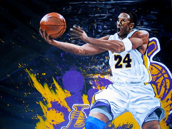 Kobe Bryant Pop Art - Basketball Paint By Numbers - Paint by numbers for  adult