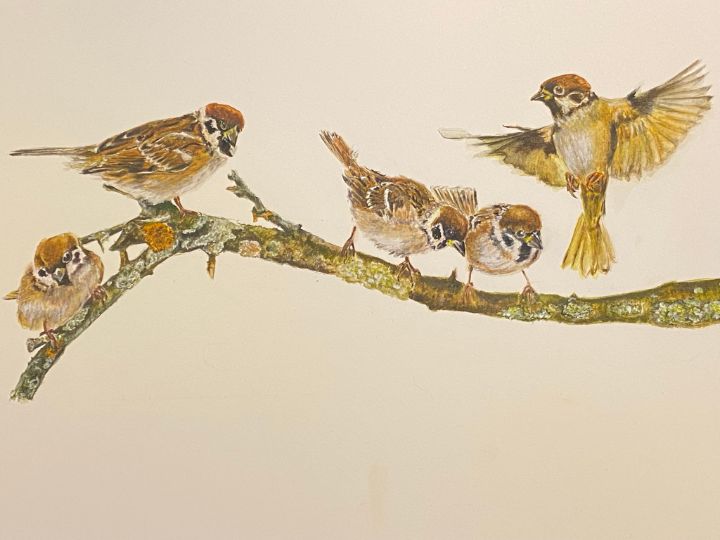Gossiping on a branch - Siuna Ann Reid