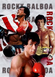 Keep Moving Rocky Balboa Poster