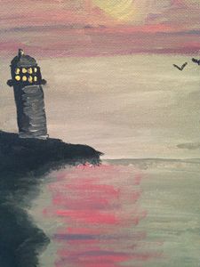 Slanted lighthouse