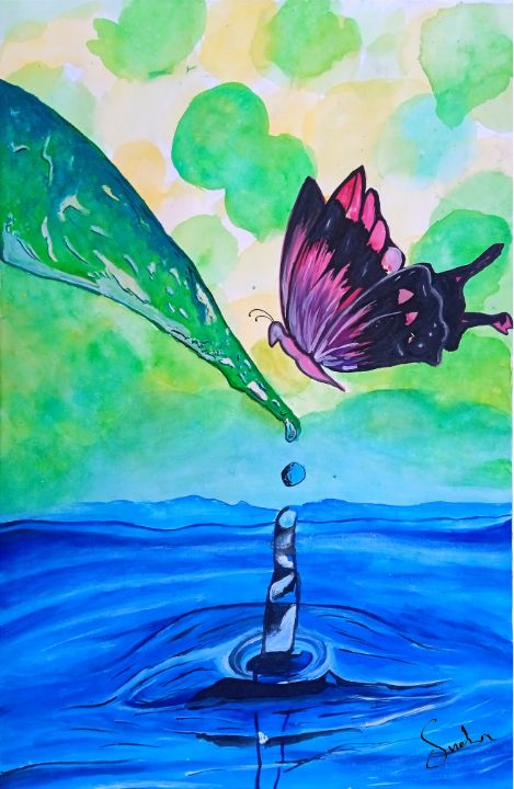 Oil pastel butterfly | Oil pastel art, Butterfly art painting, Oil pastel  drawings easy