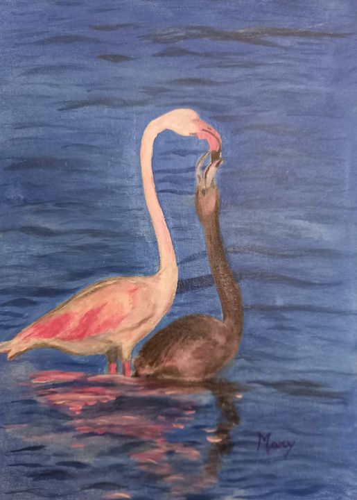 The flamingos - Arte nel mondo