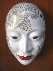 Wall Hanging Mask : M007 - Thailand Handicraft Center - Ceramics ...