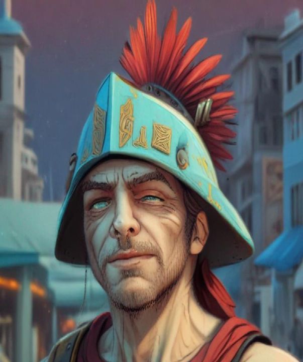 Farticus Farticus - Artist Randy Lee Rhodes - Paintings & Prints, Ethnic ...