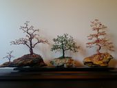 Beaded Wire Tree Bonsai Art