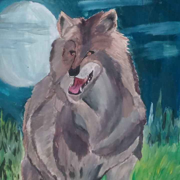 Waxing Gibbous DeJah arts Paintings & Prints, Animals, Birds