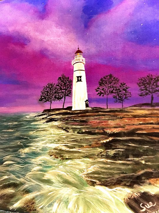 Marblehead Lighthouse  Ohio - Sue Alexander's Art