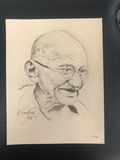 Ghandi Drawing (print)