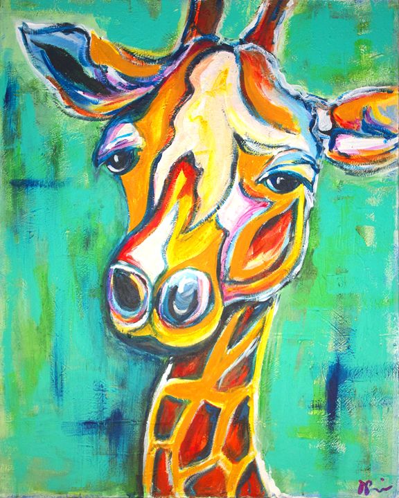 Giraffe - J. Stoner Studio - Paintings & Prints, Animals, Birds, & Fish ...