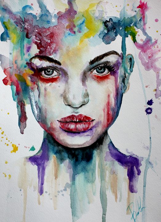 Watergirl - Bella Harris - Paintings & Prints, People & Figures ...