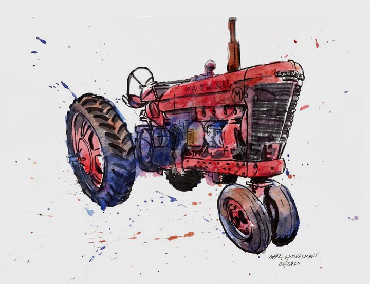 Old Farm Tractor - Mark Winkelmans