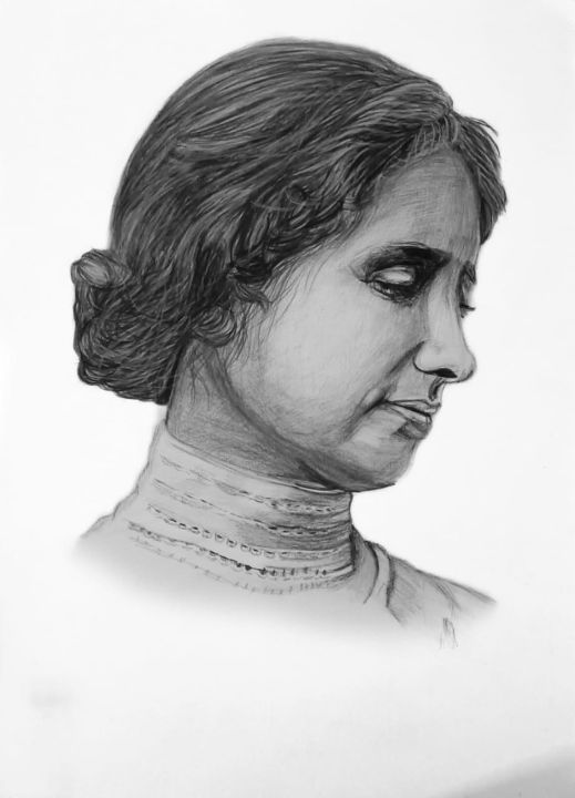 Helen Keller Art Print by Melinda Hagman | Society6