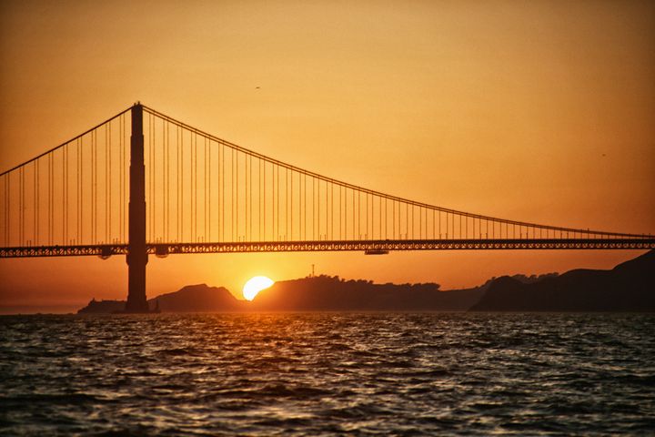 Golden Gate Sunset - Jaffa Orange Photography