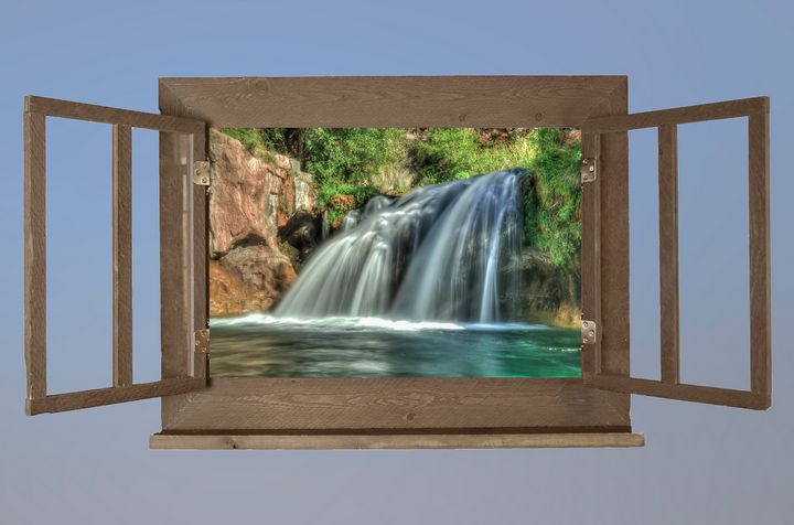 Fossil Creek Waterfall - Behind the Shutter Photography