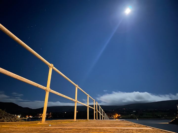 Moon lit night in Ireland - Print 1 - Alexander West Photographer