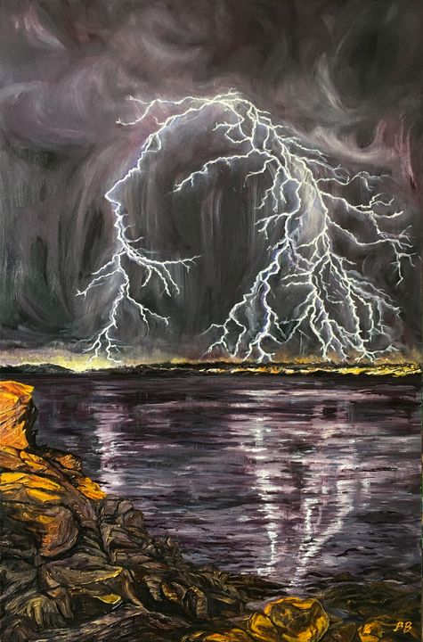 Storm Painting Abstract